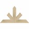 Ekena Millwork Saratoga Rough Sawn Timber Gable Bracket, Douglas Fir, 36"W x 21"H x 4"D x 4"F, 14/12 Pitch GBW036X21X0404SAR00RDF - alternate 1
